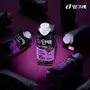 [슈퍼적립] 빙그레 더단백 35g 고함량 드링크 다크초코 330ml 12팩 단백질음료