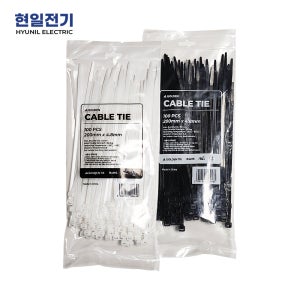 골든 케이블타이 200mm x 4.8mm 소포장 100개입,흑색