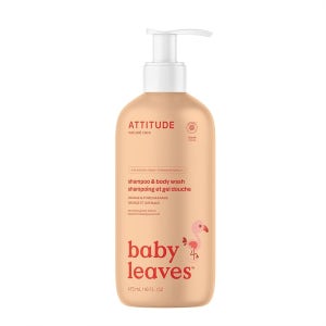 애티튜드 베이비 올인원 샴푸 바디워시 오렌지 석류향 473ml