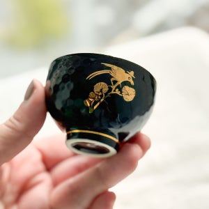 골드드림 24K 호작도 금잔 금술잔 소주잔 외국인선물 답례품 창립기념일선물용 1p