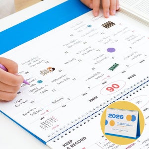 2026 대형 탁상달력 26년 B4 캘린더 책상 2026년 날짜 달력 만년 업무용 스케줄