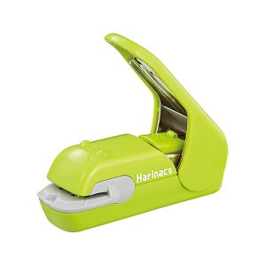 코쿠요 하리낙스 호치키스 심없는 압착 스테이플러 5매, 그린