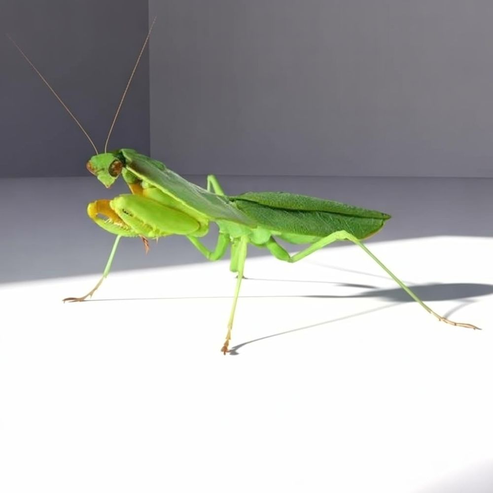 난초사마귀 피규어 곤충 생물도감 실물같은 모델