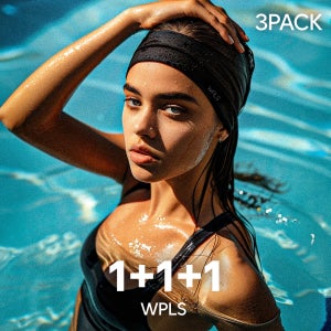WPLS 위펄스 1+1+1 프리 다이빙 헤어밴드 스쿠버 다이빙용 머리띠 3PACK