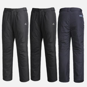 남자 패딩바지 누빔 솜 겨울 작업 바지 기능성 방한 작업복 보온 배달 (U6WP22)