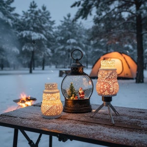 겨울캠핑 눈사람 랜턴 쉐이드 골제로 블랙독 루메나 M3 M4 호환