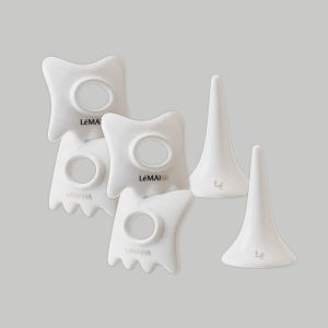 르마하 도자기 반지 괄사2pcs+거치대 1ea x 2세트 두피 얼굴 승모 마사지 리프팅