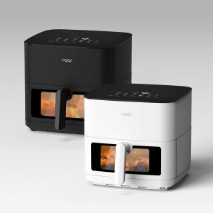 보아르 듀얼히팅 상하열선 에어프라이어 냉동피자 8L 바스켓 대용량 에어프라이기