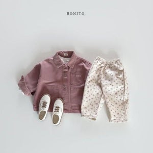 바로배송 [ 봄/가을 ] 보니토 어텀치노팬츠 핑크꽃 M