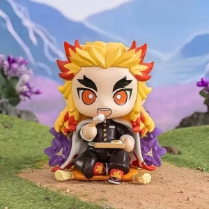 국내배송 팝마트 귀멸의칼날 피규어 탄생화시리즈 키링 시크릿 렌고쿠 탄지로 라부부