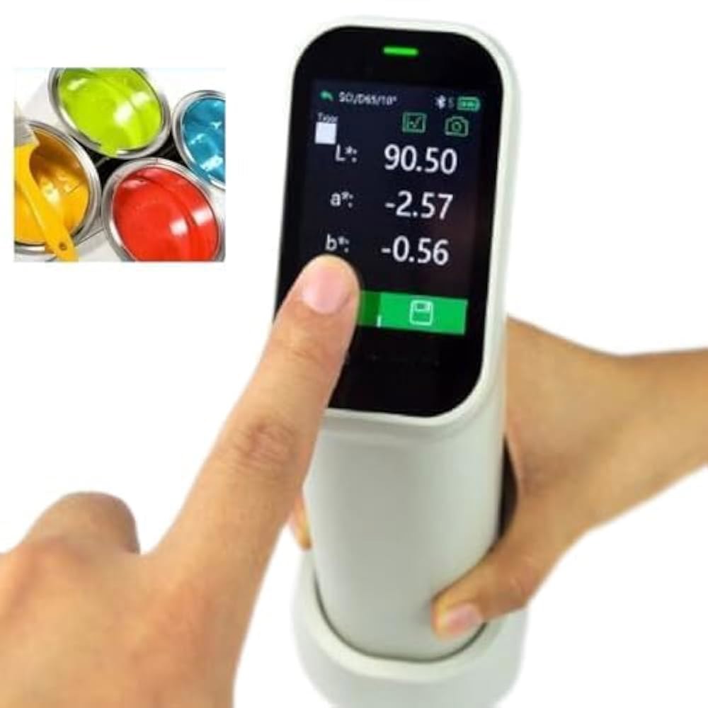 VTSYIQI <b>스펙트로</b>컬러미터 휴대용 색도계 고정밀 분석기 조리개 6mm 방법 D/8