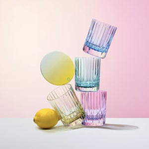 바카라 Baccarat 프랑스 하모니 유리잔 330ml 8컬러 제니 요정재형 루비잔