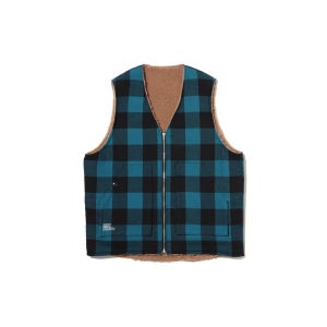 프레쉬서비스 FLANNEL CHECK REVERSIBLE VEST 리버시블 베스트 25FW
