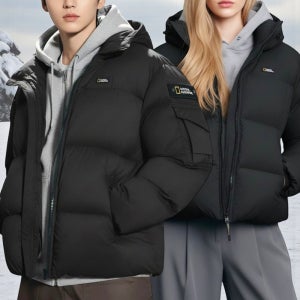 내셔널지오그래픽 패딩 내셔널 패딩 네셔널 숏 남자 커플 구스다운 역시즌