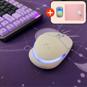 [국내정품] 로지텍G G705 오로라컬렉션 무선 게이밍마우스 수신기 포함 (2년 보증) + 오로라파우치 + 전용마우스패드 패키지