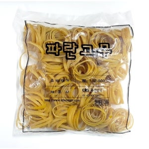 1808 동인 10000 칼국수 고무밴드(두꺼운고무줄) 일반사이즈 (70X5mm) 대용량고무줄 100% 천연고무