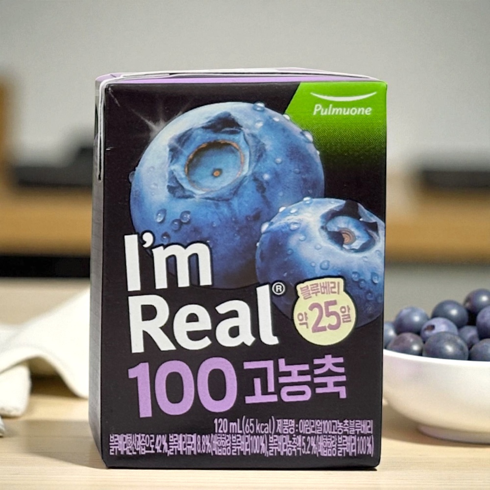 아임리얼 고농축 <b>블루베리</b> 주스 120ml 24입 코스트코