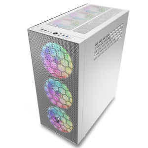 3RSYS T800 풍통 화이트 데스크탑 PC케이스 컴퓨터본체 쿨링팬