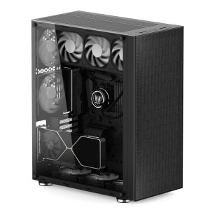 3RSYS T840 풍통 블랙 데스크탑 PC케이스 컴퓨터본체 쿨링팬