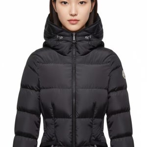 몽클레르 아보체 후드 숏 다운 패딩 자켓 블랙 K20931A00151539ZD 999
