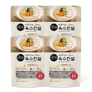 해통령 육수한알 코인육수 진한맛 100g 25개입 4팩