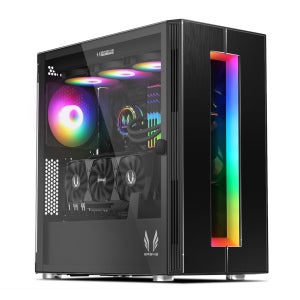 3RSYS T700 블랙 데스크탑 PC케이스 컴퓨터본체 쿨링팬