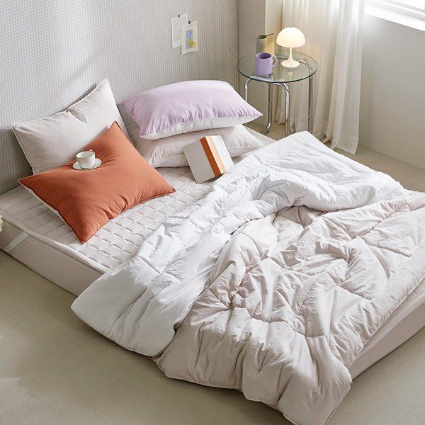 모던하우스 [모던하우스] ON 젤라또 퀸 차렵이불 200x230 인절미+요거트 베이지+아이보리 474329
