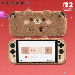 긱쉐어 닌텐도 스위치2 아기곰 봉제 케이스
