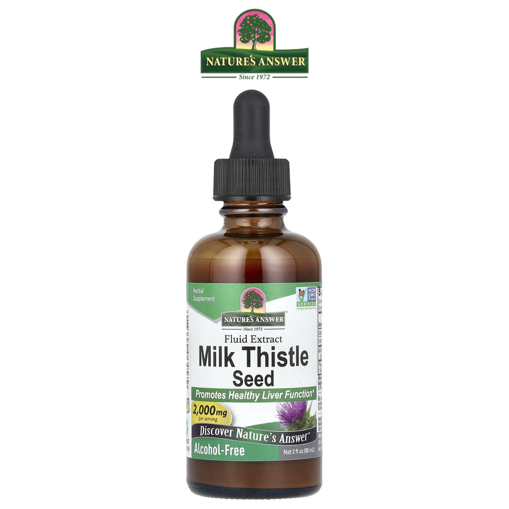 네이처스앤서 <b>밀크시슬 씨드</b> 플루이드 추출물 2000mg 60ml