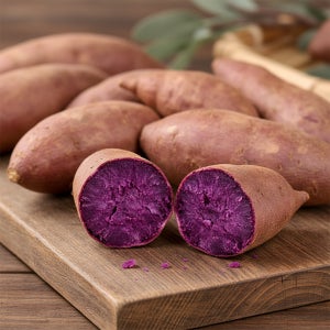 국내산 햇 자색고구마 3kg 땅끝마을 해남 황토 보라색 안토시아닌 제철 수확