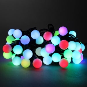 LED 24V 츄리구 볼50구 RGB 자동칼라변환 크리스마스 트리 셀프 장식 꾸미기