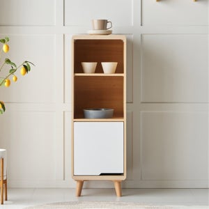 RL주방용 밥솥수납 400 틈새 수납장 협소 공간 활용 슬림 수납 정리장 G2103