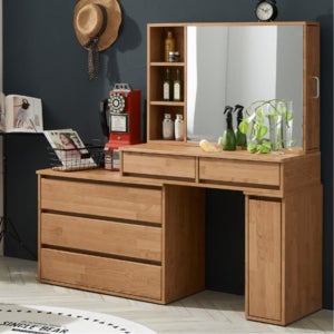 RL수납 화장대 B형 넓은 상판과 수납서랍 인테리어 파우더룸가구 G931 고급 예쁜