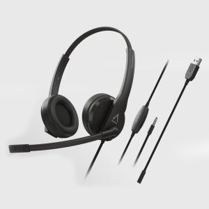 크리에이티브 HS-230 노이즈 캔슬링 마이크 게이밍 3.5mm/USB 유선PC 헤드셋 음소거버튼