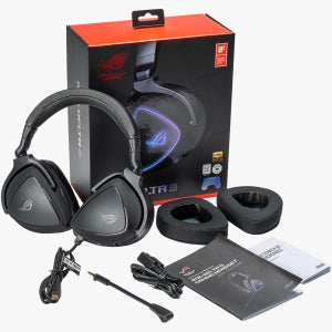 ASUS ROG DELTA S RGB 노이즈캔슬링 마이크 게이밍 헤어밴드 유선PC 헤드셋