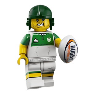 레고 71025 시리즈19-13번 럭비선수 미니피겨 브릭