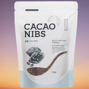 카카오 닙스 차 티백 음료 분말 티