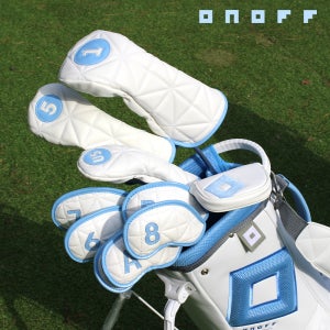[한정판 스카이 블루] 다이와 온오프 LP425 여성용 풀세트 11개A(우드5번,유틸4번) 스탠드포함