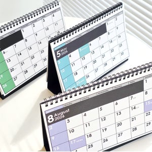 2026년 2027년 탁상 달력 2년 심플 캘린더