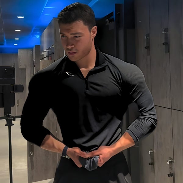(당일발송) 짐샤크 GYMSHARK 바이탈 심리스 1/4 머슬핏 반집업