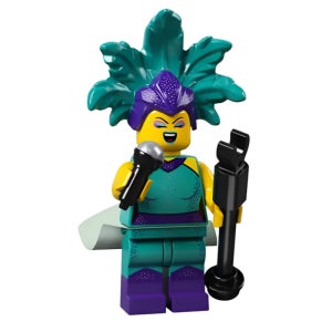 레고 71029 시리즈21-12번 카바레 가수 미니피겨 브릭