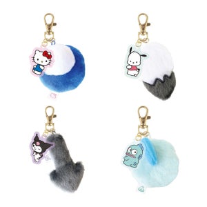 산리오 꼬리 마스코트 키링 가방고리 일본정식수입