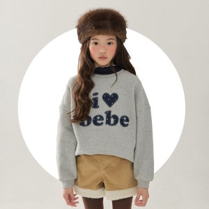 포크칩스 25겨울 아이러브맨투맨 M-JXL