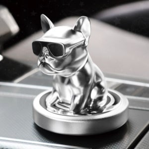 불독 차량용 방향제 DOGE 블랙 블루 실버