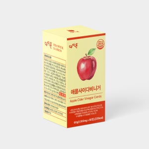 다시온 애사비 혈당관리 애플사이다비니거 고체 캔디 60포, 1개