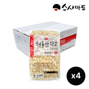 스시마트 해울찬 락교3s(박스) 3kg x 4팩
