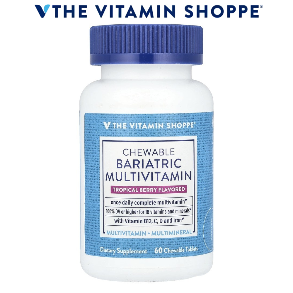 더비타민샵 츄어블 <b>베리아트릭 멀티비타민</b> 트로피컬베리 60츄어블정