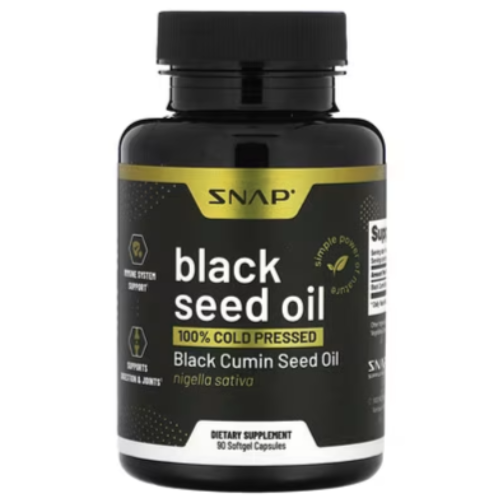 스냅 블랙<b>씨드 오일 500mg</b> 90소프트젤