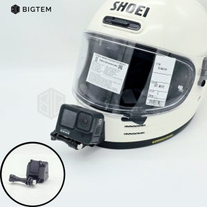 빅템 쇼에이 글램스터 전용 액션캠 마운트 일체형 맞춤형 턱캠 헬멧 고프로 거치대