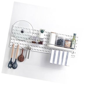 후크 타공판 선반 주방 스 악세사리 포켓 인테리어 벽걸이 지 심플 수납함 책상